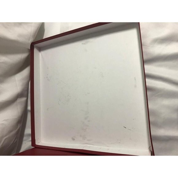 Authentic Salvatore Ferragamo Empty Shoes Gift Box Red 12" x 12.5" x 4.5" - Picture 10 of 10